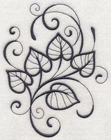 Inky Cottonwood Leaves