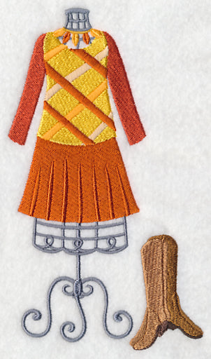 Harvest Gold Dress Form