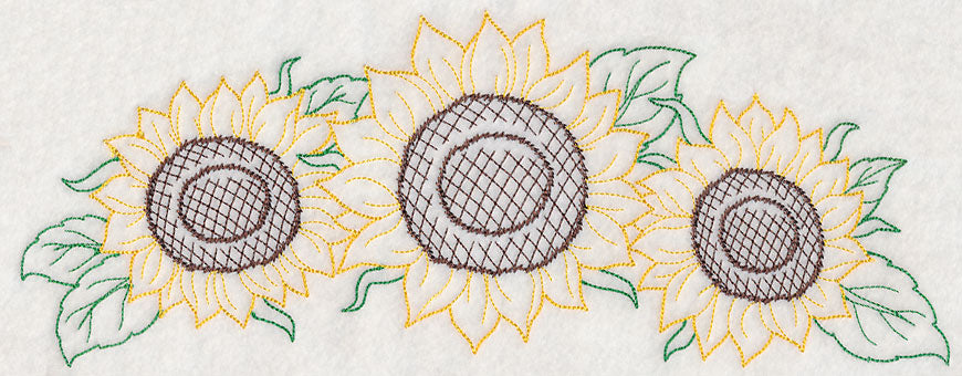 Autumn Sunflower Spray (Vintage)