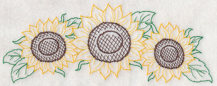 Autumn Sunflower Spray (Vintage)