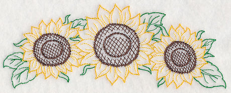 Autumn Sunflower Spray (Vintage)