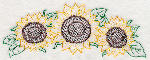 Autumn Sunflower Spray (Vintage)