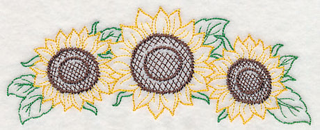 Autumn Sunflower Spray (Vintage)