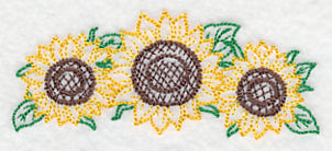 Autumn Sunflower Spray (Vintage)