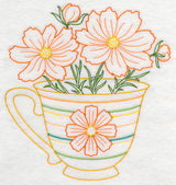 Autumn Cosmos Teacup (Vintage)