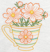 Autumn Cosmos Teacup (Vintage)