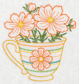Autumn Cosmos Teacup (Vintage)