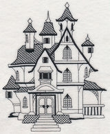 Haunted House (Blackwork)