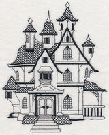 Haunted House (Blackwork)