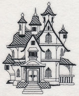 Haunted House (Blackwork)