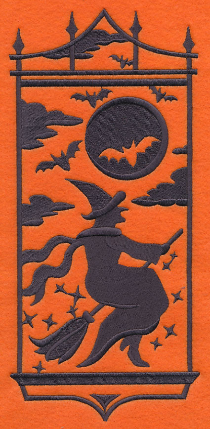 Witch Silhouette Panel