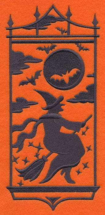 Witch Silhouette Panel