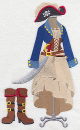 Pirate Costume Dress Form