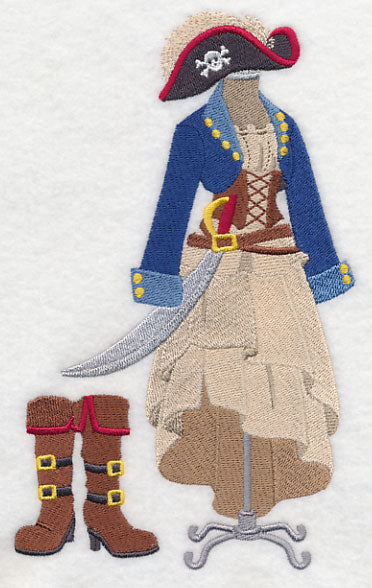 Pirate Costume Dress Form
