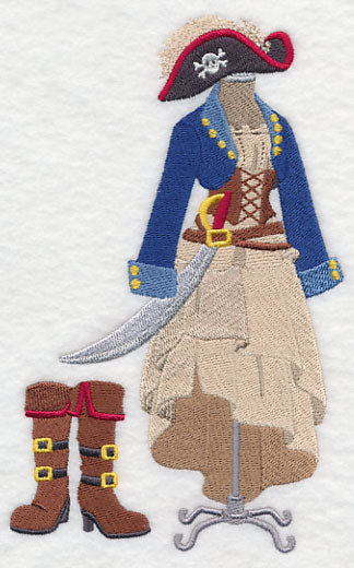 Pirate Costume Dress Form