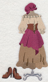 Beer Maid Costume Dress Form