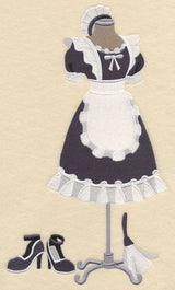 French Maid Costume Dress Form