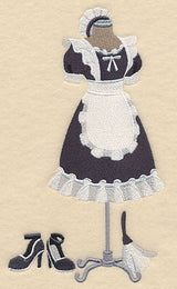 French Maid Costume Dress Form