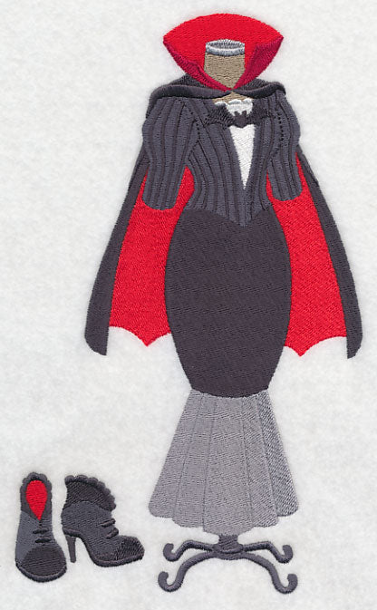 Vampire Costume Dress Form