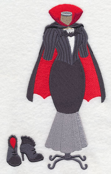 Vampire Costume Dress Form