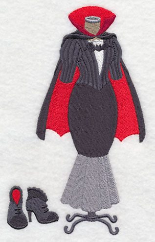 Vampire Costume Dress Form