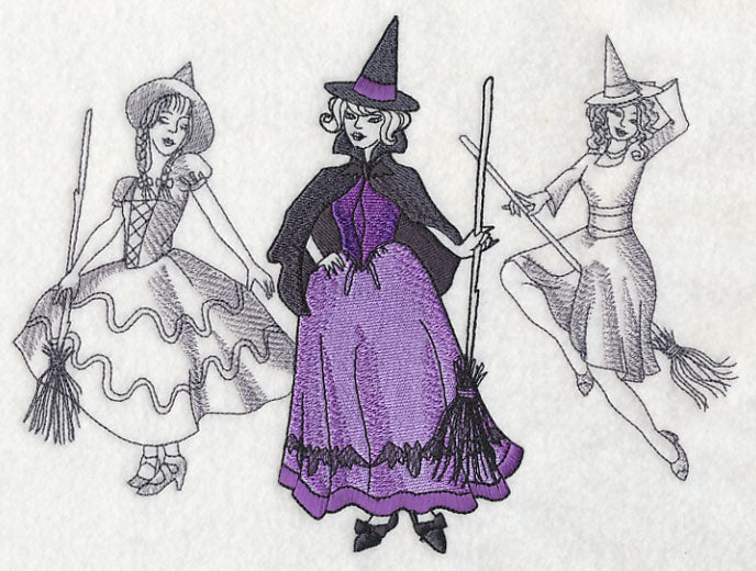 Witch Costume Fashion Plate
