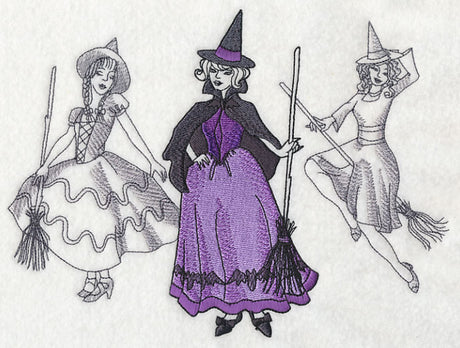 Witch Costume Fashion Plate