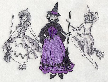 Witch Costume Fashion Plate