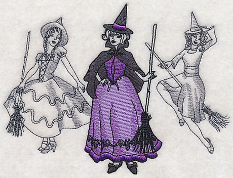 Witch Costume Fashion Plate