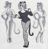 Black Cat Costume Fashion Plate