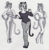 Black Cat Costume Fashion Plate