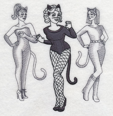Black Cat Costume Fashion Plate