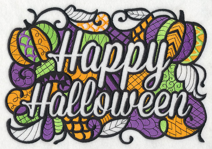 Happy Halloween (Blackwork)