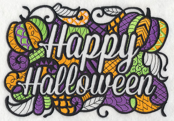 Happy Halloween (Blackwork)