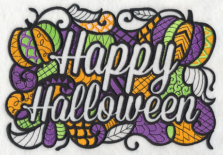 Happy Halloween (Blackwork)