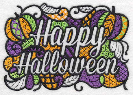 Happy Halloween (Blackwork)