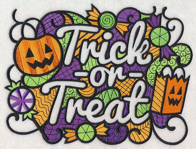 Trick or Treat (Blackwork)