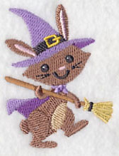 Halloween Bunny Witch