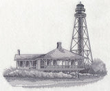 Sanibel Island Lighthouse Sketch (Florida)