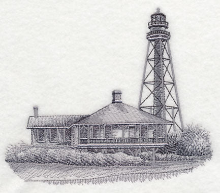 Sanibel Island Lighthouse Sketch (Florida)