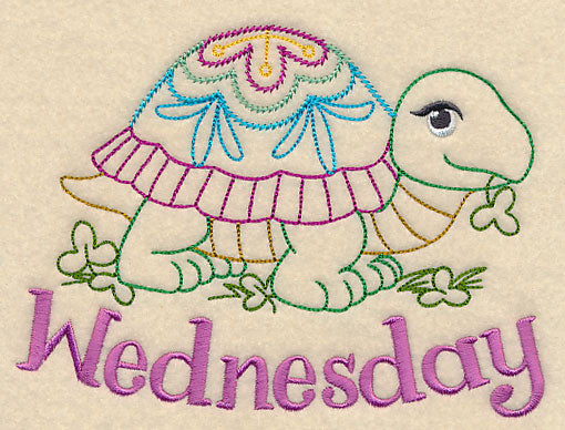 Wednesday Turtle (Vintage) – Embroidery Library
