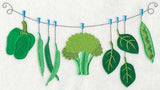 Green Vegetables Clothesline