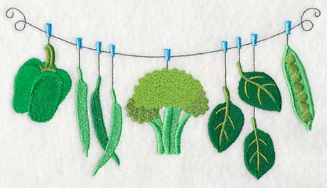 Green Vegetables Clothesline