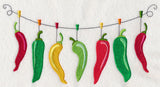 Hot Peppers Clothesline