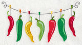 Hot Peppers Clothesline
