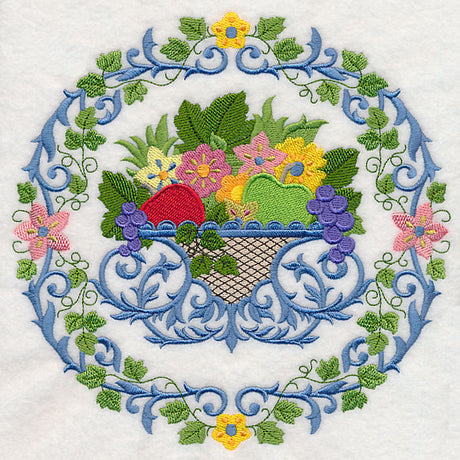 Bountiful Elegance Basket and Wreath