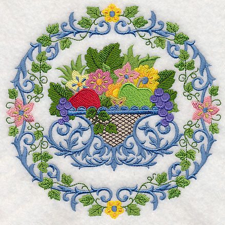 Bountiful Elegance Basket and Wreath