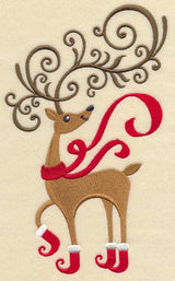 Frolicking Fancy Reindeer