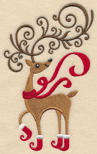 Frolicking Fancy Reindeer