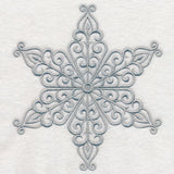 Shimmering Filigree Snowflake